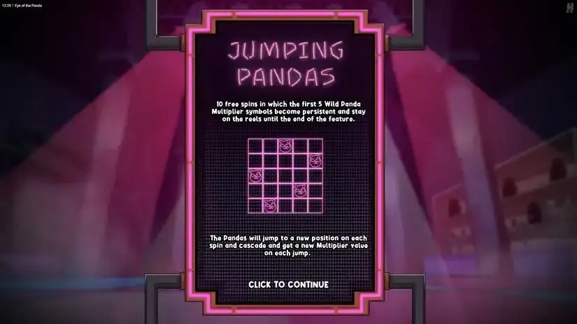 Eye of the Panda slot screenshot 3
