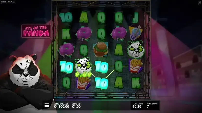 Eye of the Panda slot screenshot 4