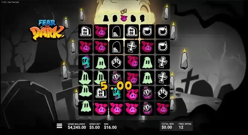 Fear the Dark slot screenshot 3