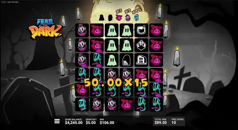 Fear the Dark slot screenshot 5