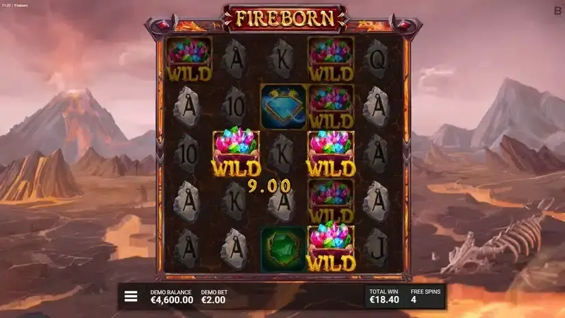 Fireborn slot screenshot 