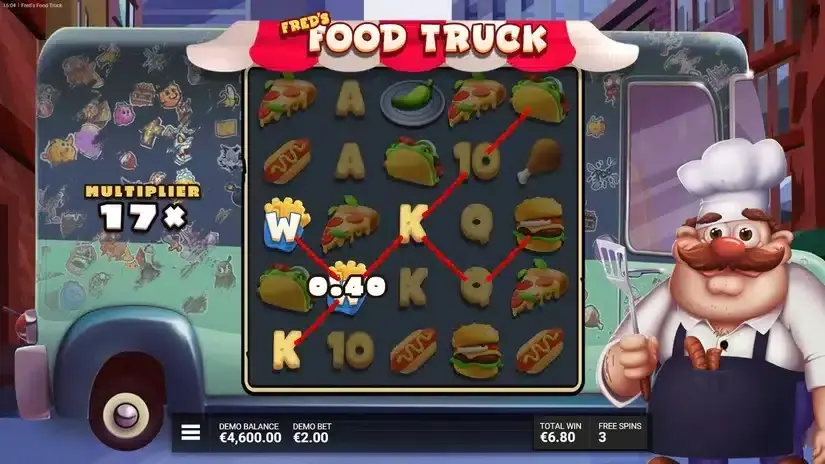 Fred’s Food Truck slot screenshot 
