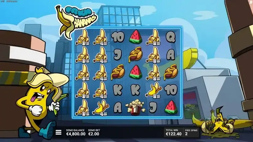 FRKN Bananas slot screenshot 