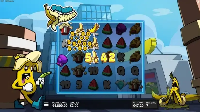 FRKN Bananas slot screenshot 2