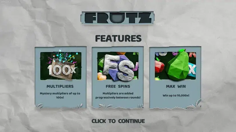 FRUTZ slot screenshot 1