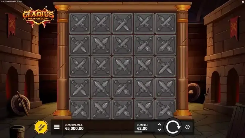 Gladius Death or Glory slot screenshot 1