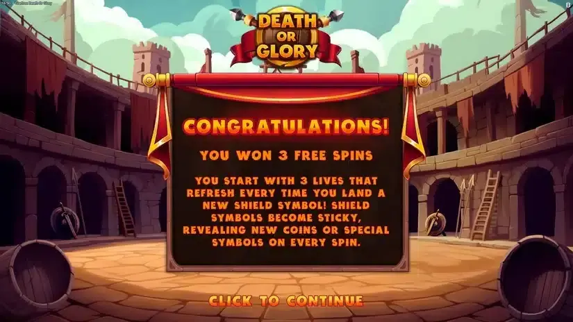 Gladius Death or Glory slot screenshot 4