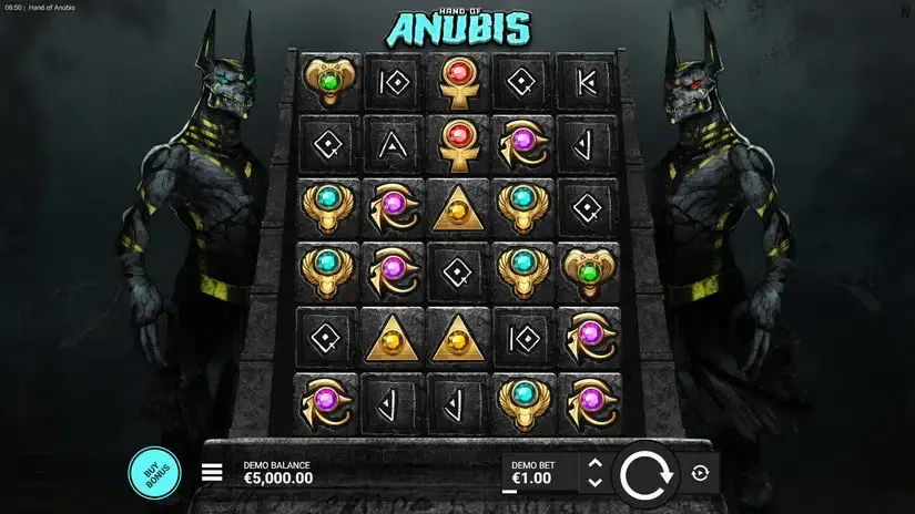 Hand of Anubis slot screenshot 