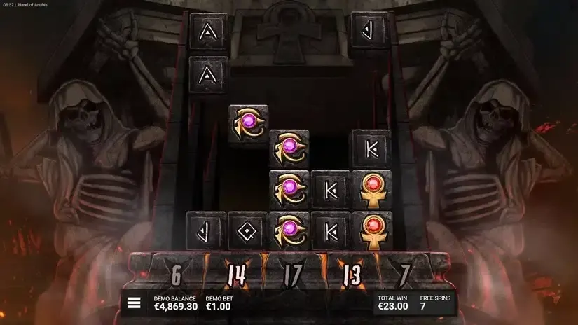 Hand of Anubis slot screenshot 6