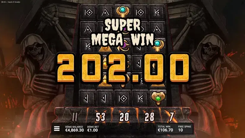 Hand of Anubis slot screenshot 7