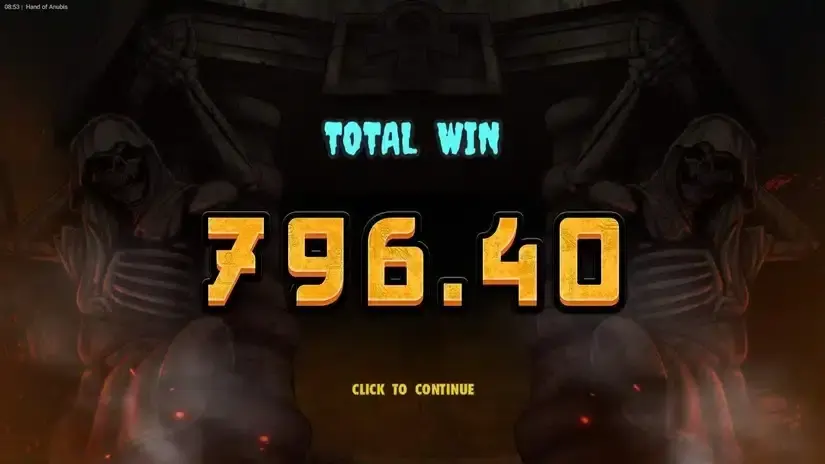 Hand of Anubis slot screenshot 8