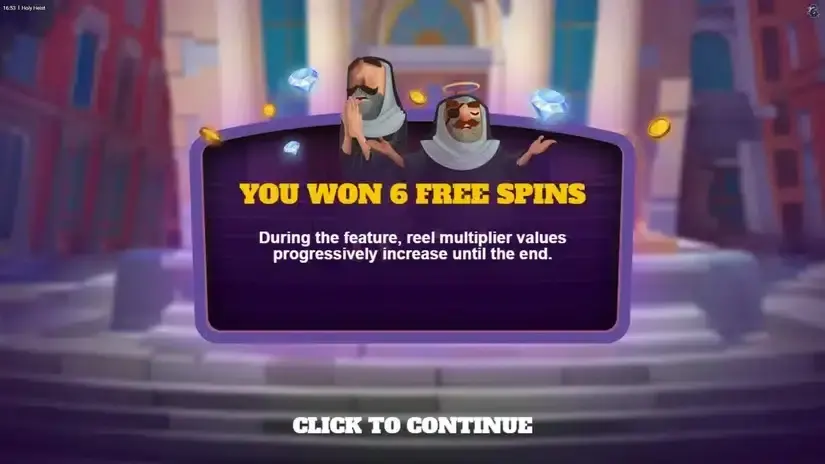 Holy Heist slot screenshot 3