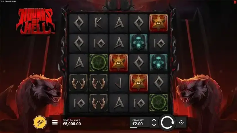 Hounds of Hell slot screenshot 