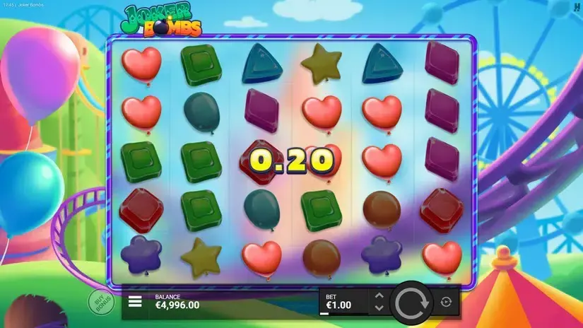 Joker Bombs slot screenshot 2