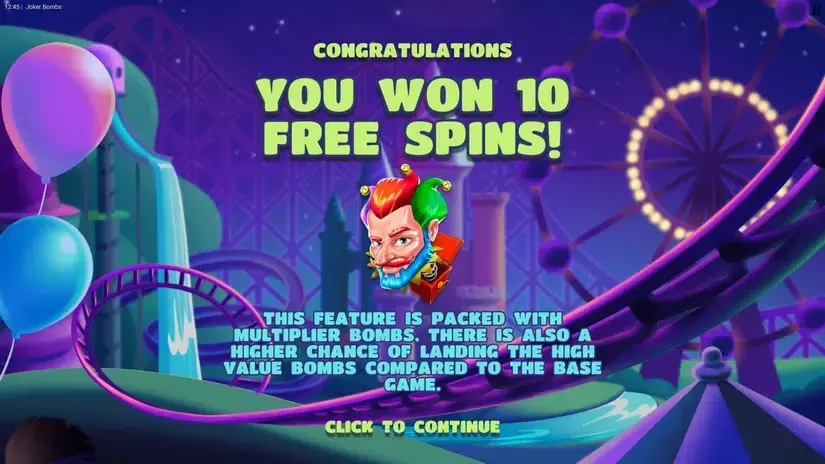 Joker Bombs slot screenshot 4