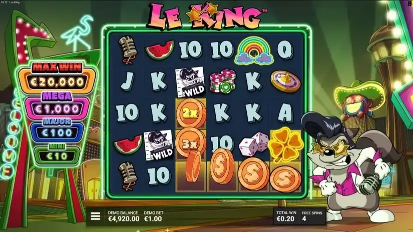 Le King slot screenshot 4