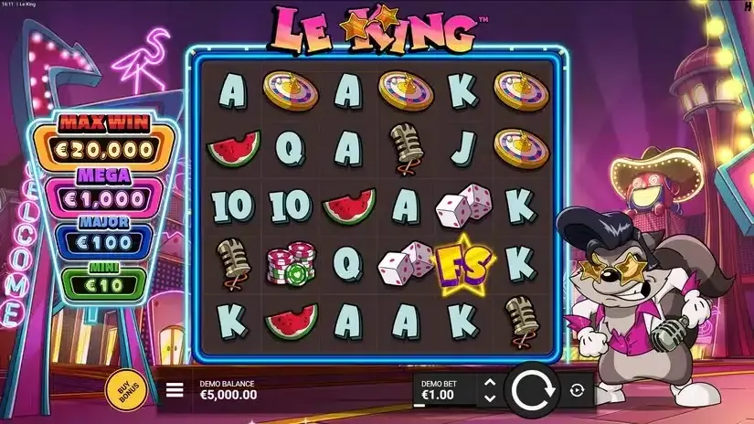 Le King slot screenshot 