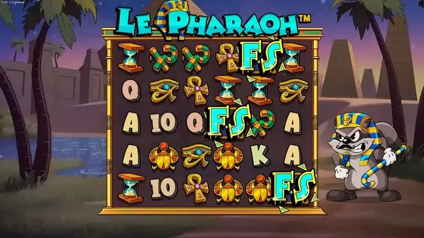 Le Pharaoh slot screenshot 2