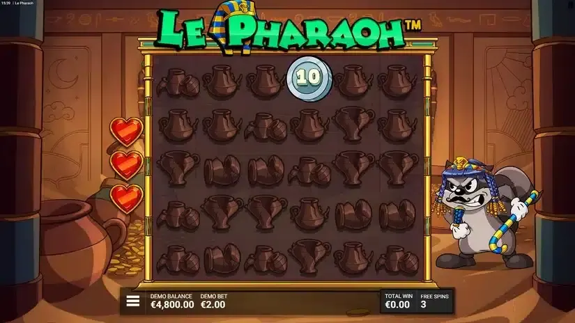 Le Pharaoh slot screenshot 4