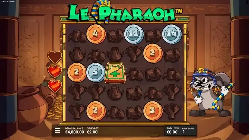 Le Pharaoh slot screenshot 5