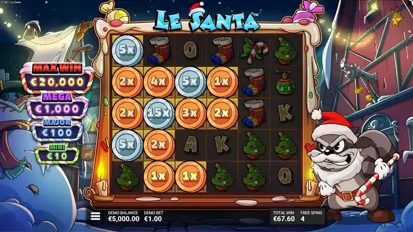 Le Santa slot screenshot
