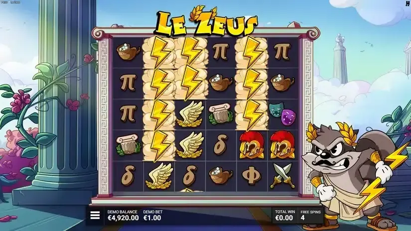 Le Zeus slot screenshot 4