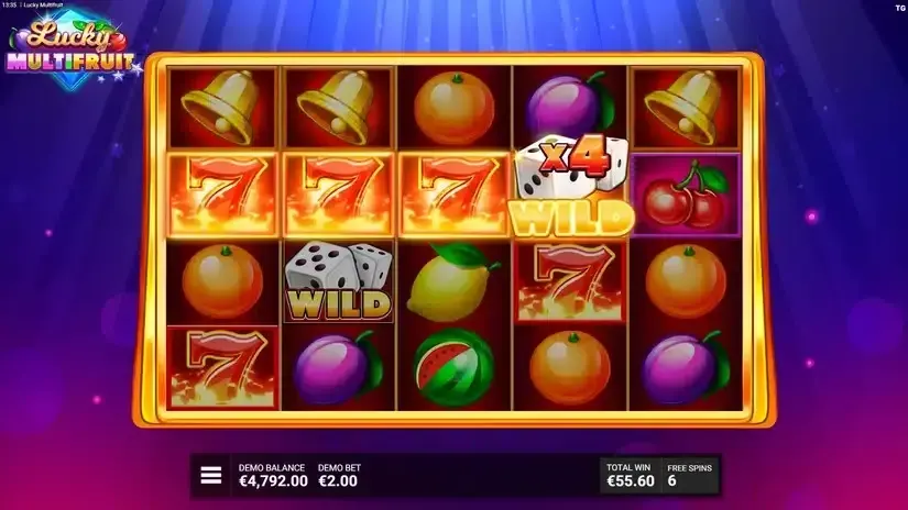 Lucky Multifruit slot screenshot 