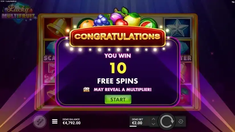 Lucky Multifruit slot screenshot 3