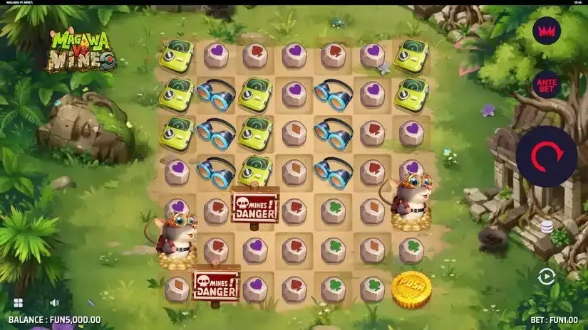 Magawa vs Mines slot screenshot 