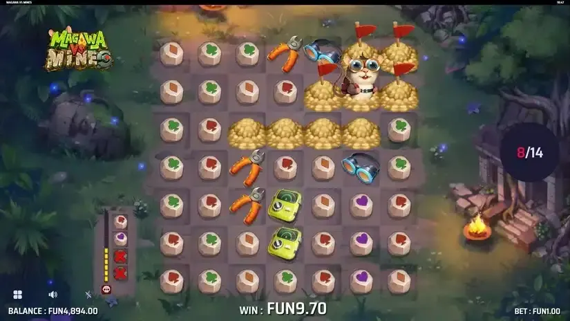 Magawa vs Mines slot screenshot 