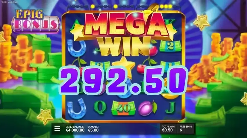 Magic Piggy slot screenshot 