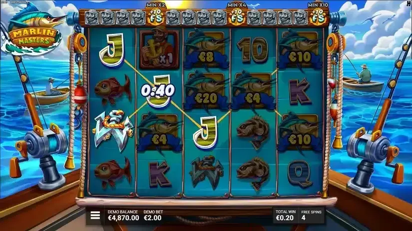 Marlin Masters slot screenshot 
