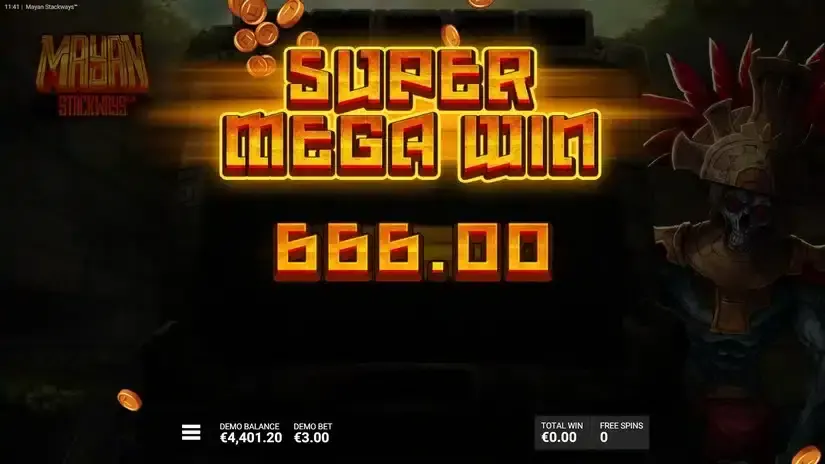 Mayan Stackways slot screenshot 