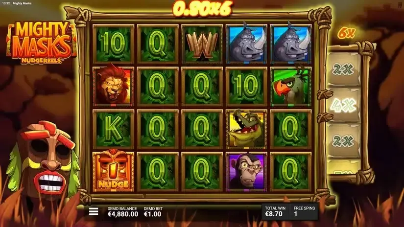 Mighty Masks slot screenshot 