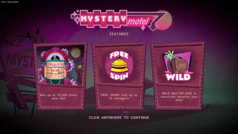 Mystery Motel slot screenshot 2