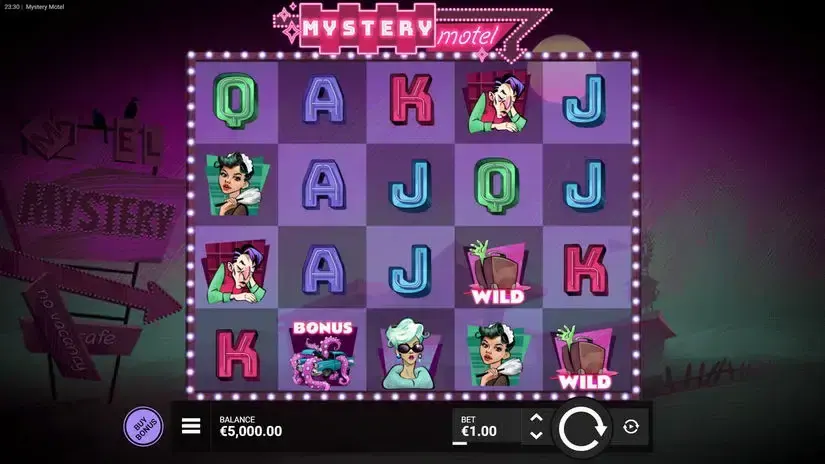 Mystery Motel slot screenshot 1