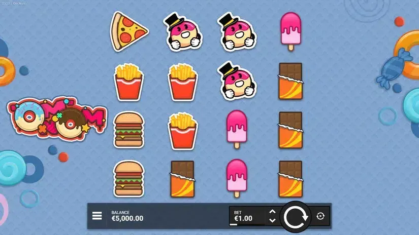 Om Nom slot screenshot 