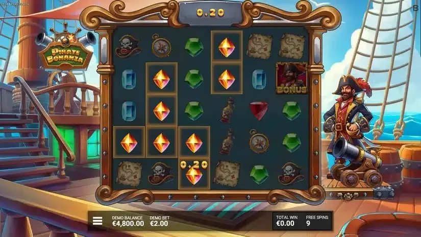 Pirate Bonanza slot screenshot 4