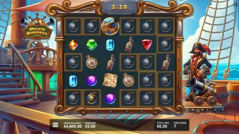 Pirate Bonanza slot screenshot 5