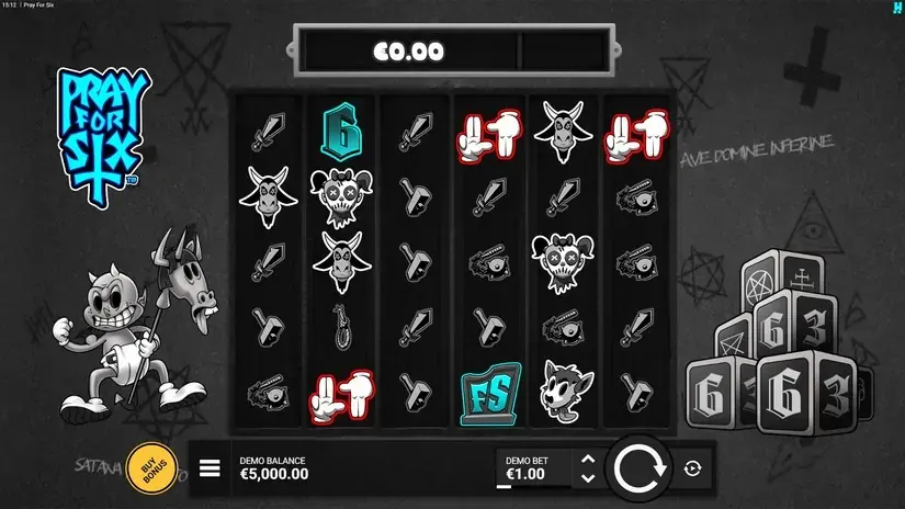 Pray for Six slot screenshot