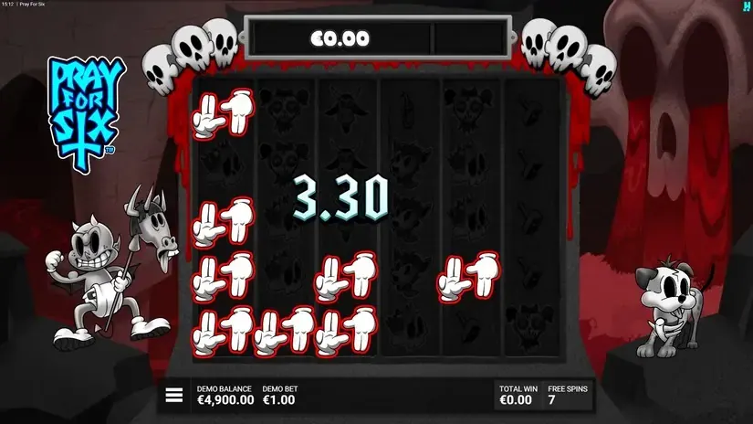 Pray for Six slot screenshot 4