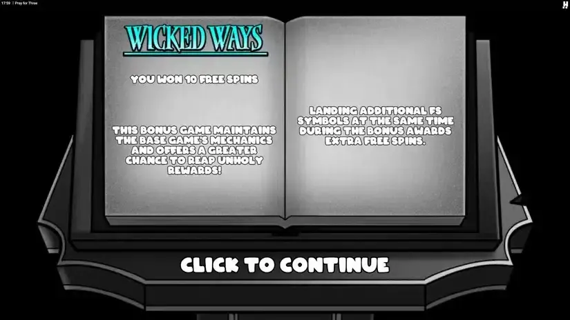 Pray For Three slot screenshot 3