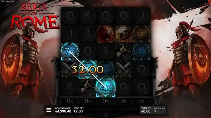 Reign of Rome slot screenshot 