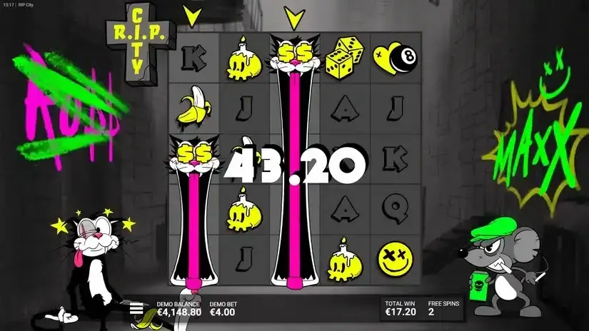 RIP City slot screenshot 