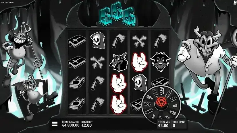 Six Six Six slot screenshot 