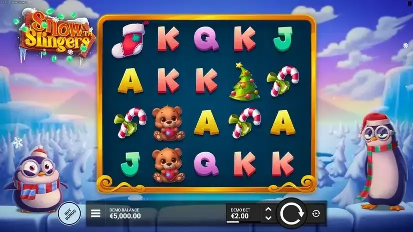 Snow Slingers slot screenshot 