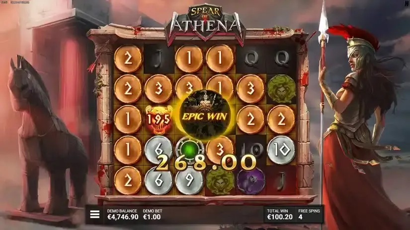 Spear of Athena slot screenshot 