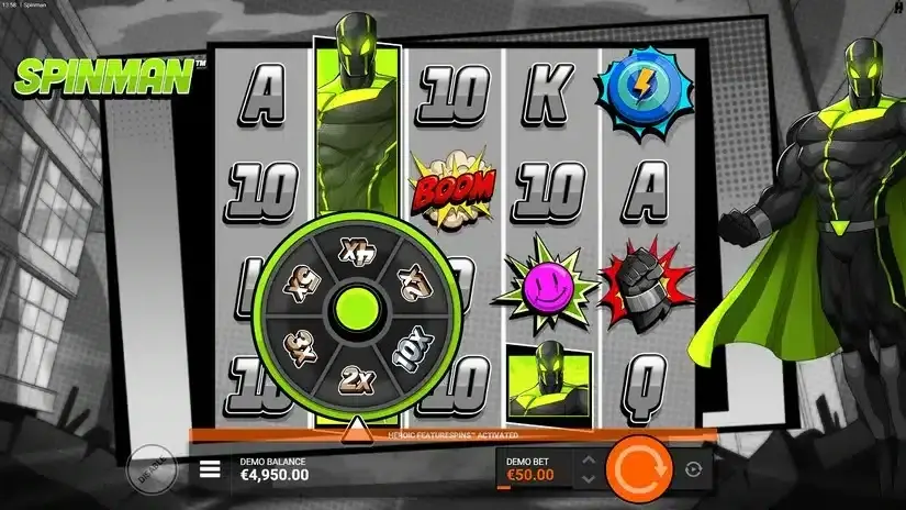 Spinman slot screenshot 2