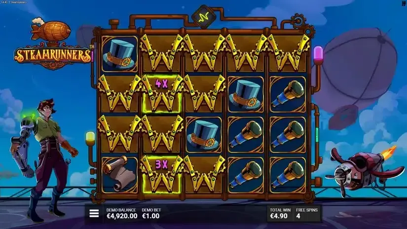 Steamrunners slot screenshot 5