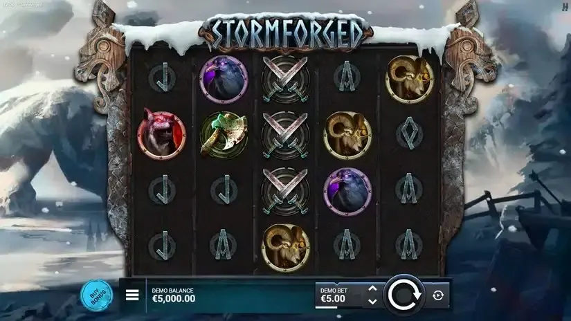 Stormforged slot screenshot 